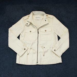 J.Crew Mercantile Womens Canvas Motorcycle Jacket